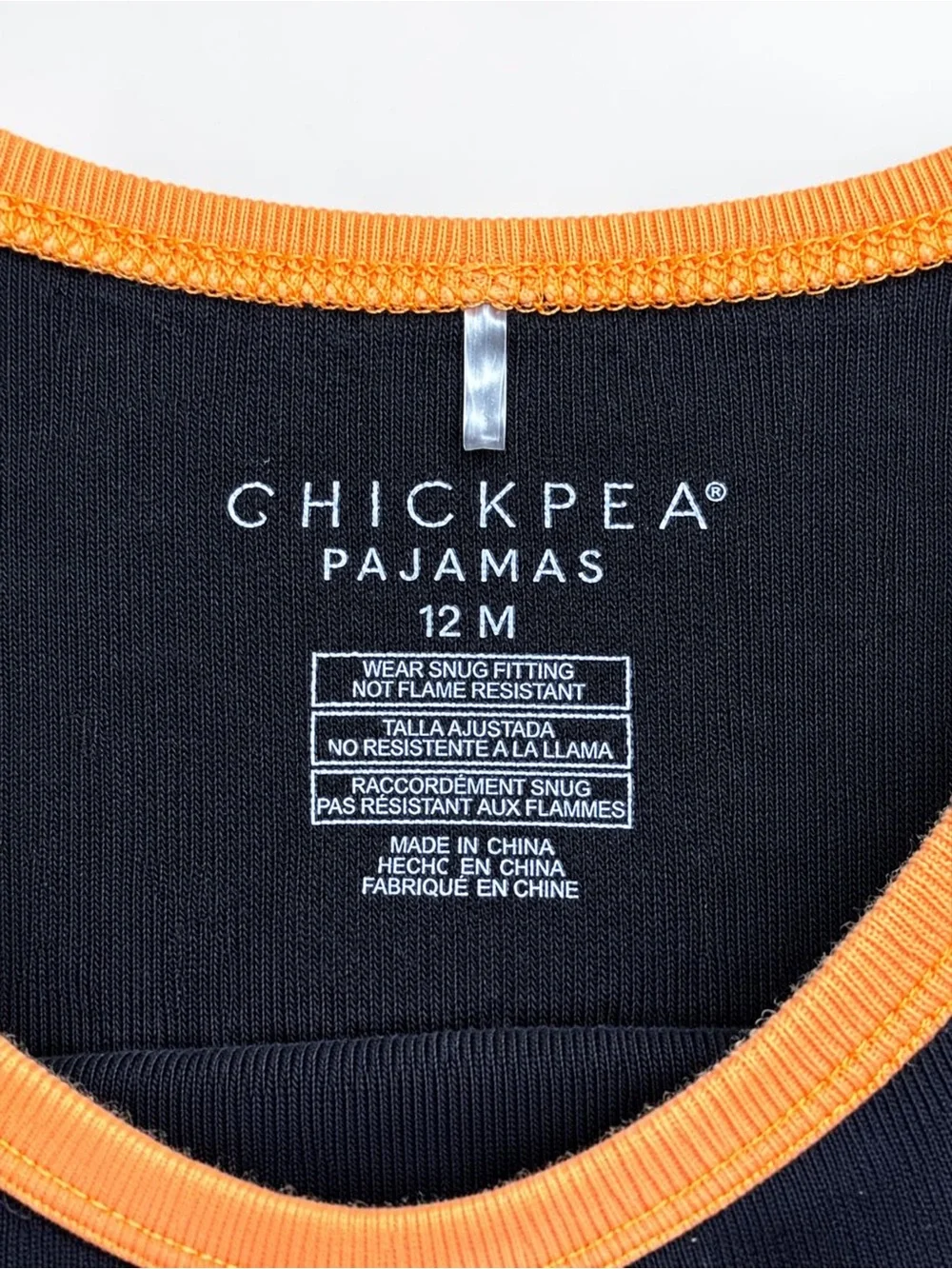 Chickpea Baby Boy 12M Halloween Pajamas 2 Sets Ghost Bat 100% Cotton